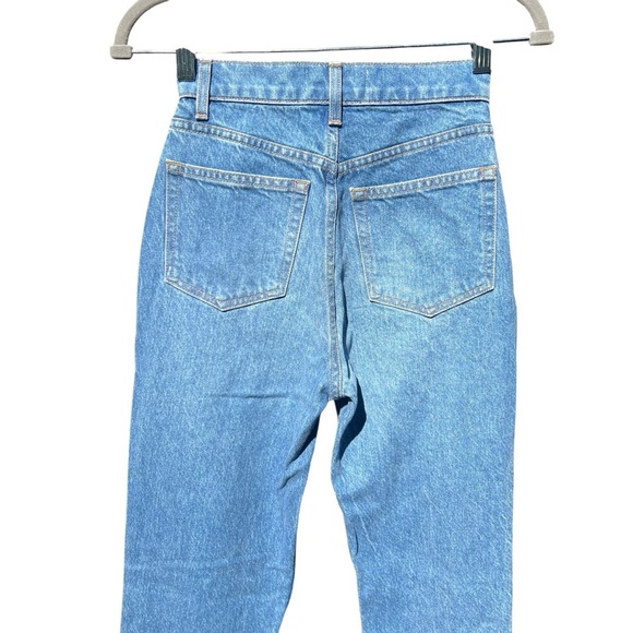 REFORMATION Cynthia High Rise Straight Jean Shasta Destroyed Size 23 - Picture 6 of 14